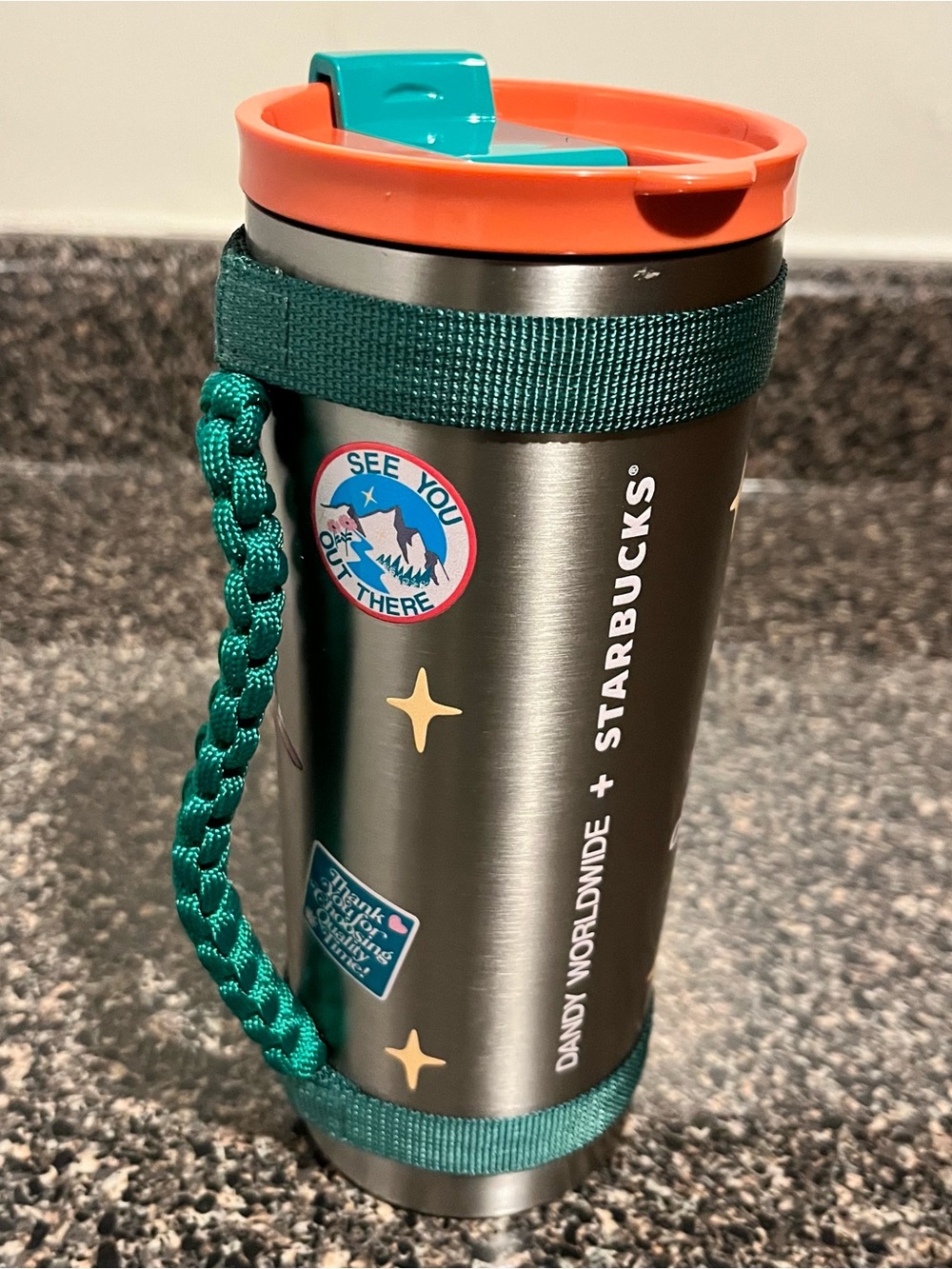 Starbucks X Dandy Worldwide Collab Roadtrip Tumbler NWT 20oz limited edition